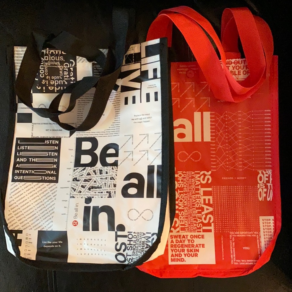 FOUR New Unused Lululemon Bags